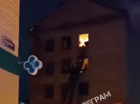 В Ясногорске произошел пожар в общежитии
