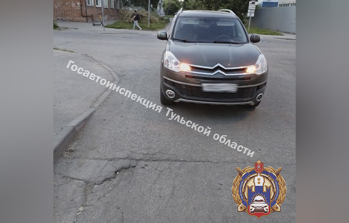 В Туле водитель иномарки сбил 10-летнего мальчика на улице Литейной