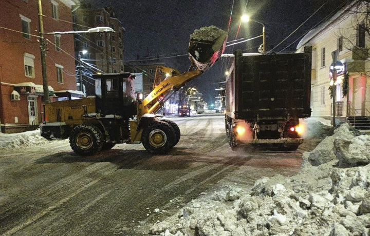 С начала зимы с улиц Тулы вывезено более 252 тысяч кубометров снега