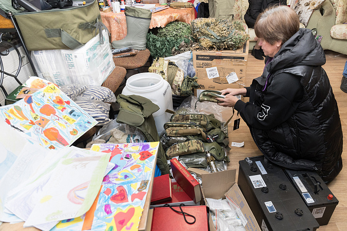 Тулякам в зону СВО передали новую партию гуманитарной помощи