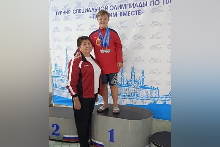 Туляк завоевал пять медалей на специальной Олимпиаде по плаванию "Победим вместе"