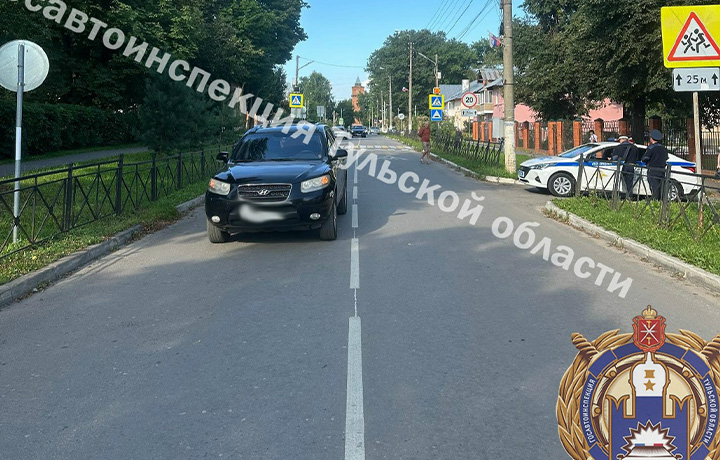 В Киреевске водитель Hyundai сбил пешехода на переходе
