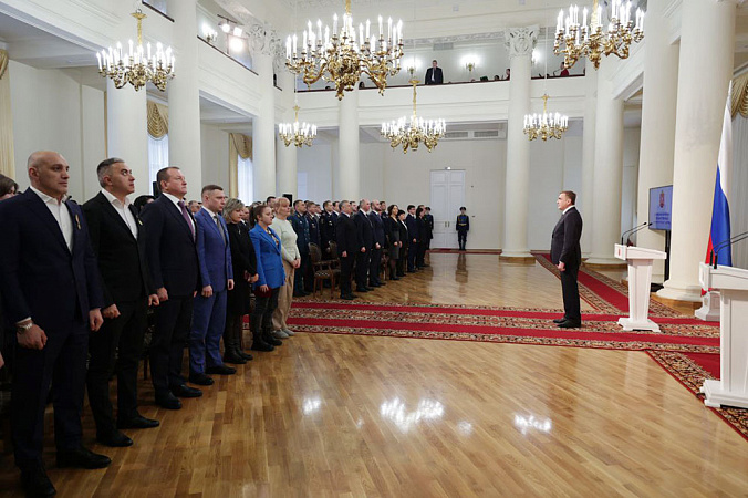 В Туле прошла торжественная церемония вручения государственных, ведомственных и региональных наград