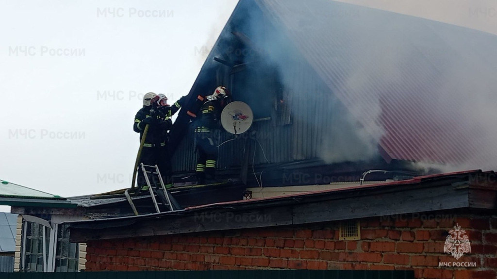 На пожаре в частном доме в Киреевске погиб 58-летний мужчина