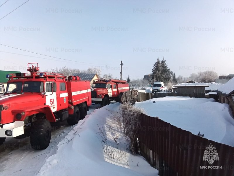 В Куркинском районе на пожаре погиб один человек