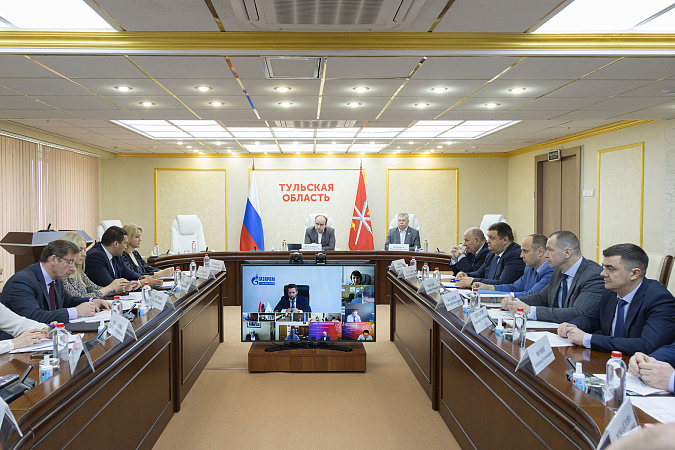 Заседание провел первый заместитель губернатора – председатель правительства Тульской области Вячеслав Федорищев / тульское правительство Заседание провел первый заместитель губернатора – председатель правительства Тульской области Вячеслав Федорищев / тульское правительство