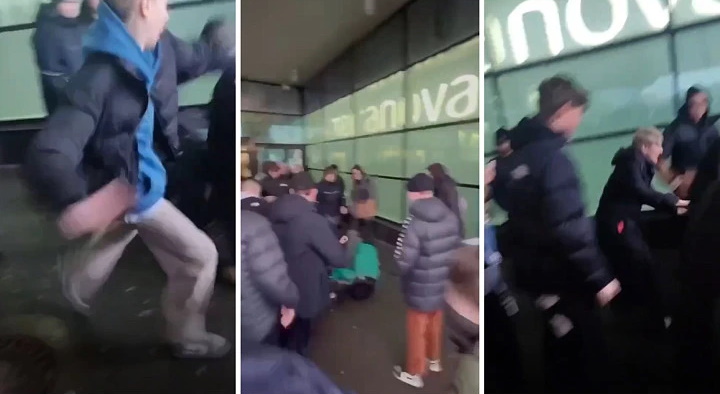 Драка подростков в ТРЦ «Макси» / Telegram-канал «так и живем»