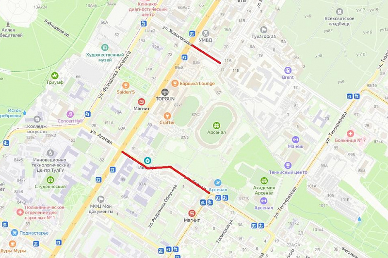 Ограничения транспорта введут из-за футбольного матча / администрация Тулы Ограничения транспорта введут из-за футбольного матча / администрация Тулы