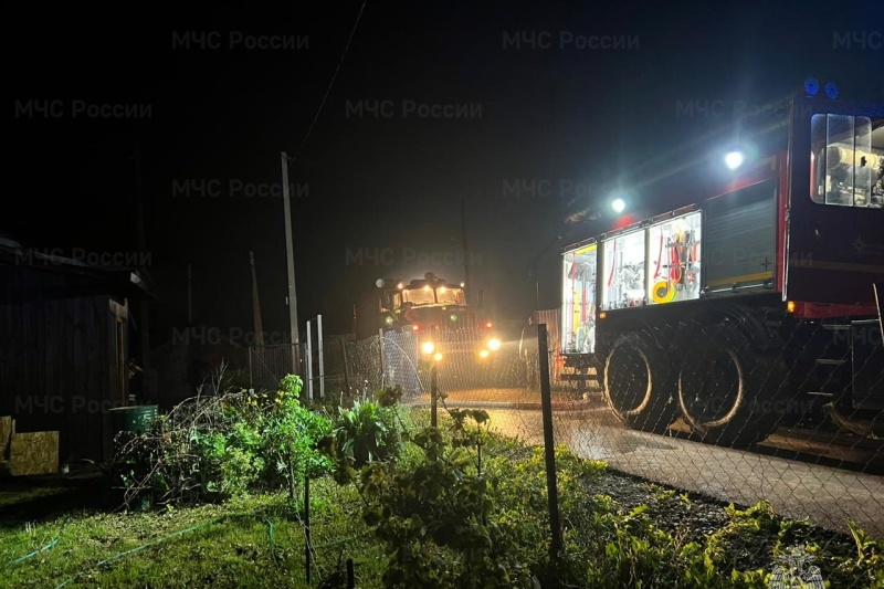После гибели двух человек на пожаре в Заокском районе началась доследственная проверка / тульское МЧС