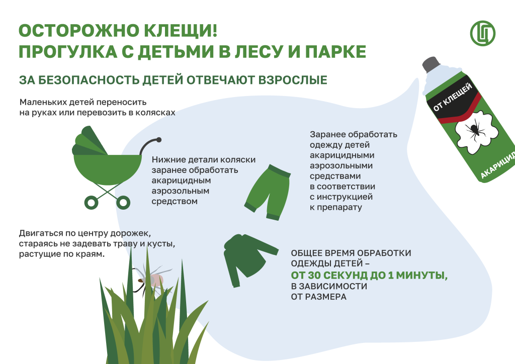 Как обезопасить детей от клещей / Роспотребнадзор