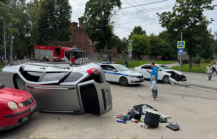 В Туле 28 июня произошло ДТП с перевертышем