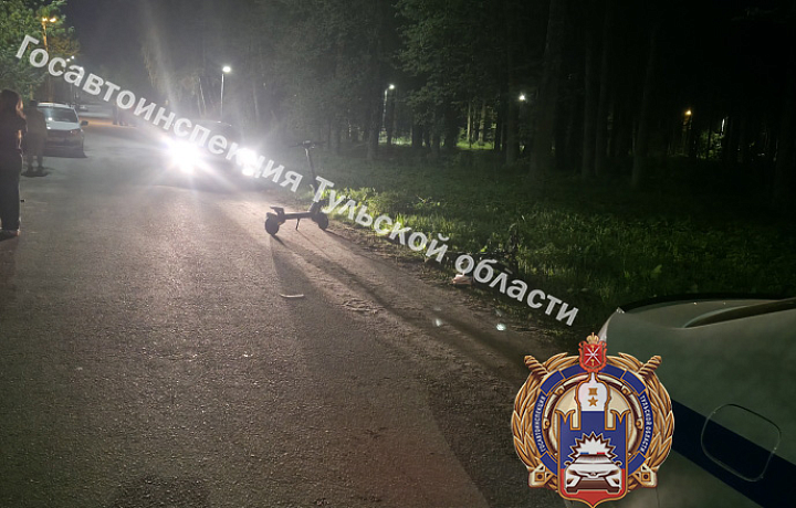 В Туле при столкновении электросамоката и велосипеда пострадали два человека