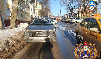 Шестилетний мальчик попал в больницу после ДТП на улице Кауля в Туле