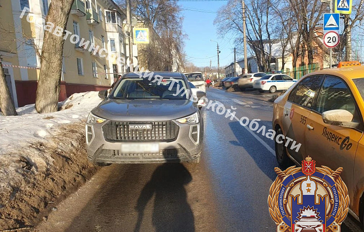 Шестилетний мальчик попал в больницу после ДТП на улице Кауля в Туле