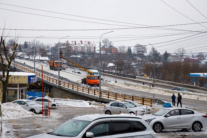 В Туле завершилась реконструкция первой половины Московского путепровода