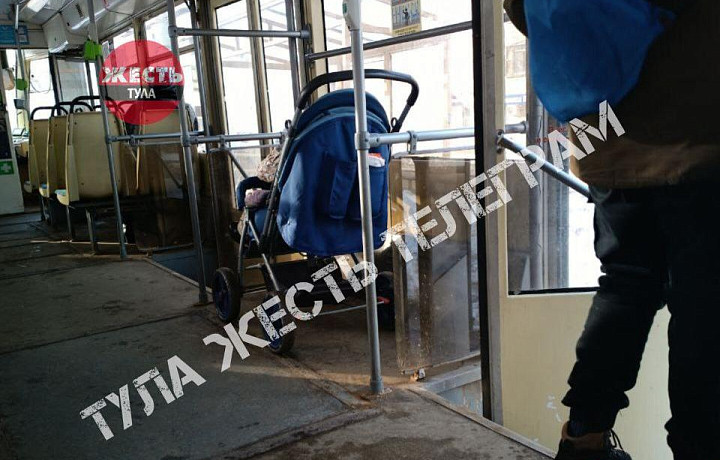 В сети запустили новость о ребенке, которого мать бросила в тульском трамвае