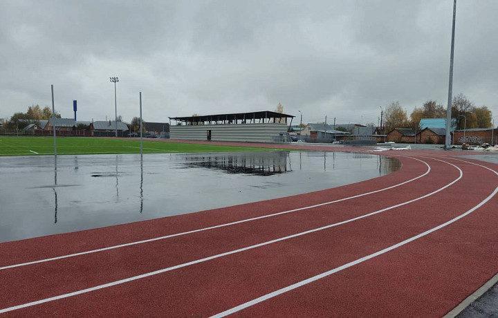 Спортивный стадион в Киреевске откроют после ремонта в ноябре