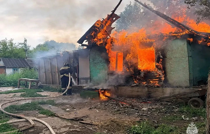 В Тульской области 5 июля спасатели потушили два пожара