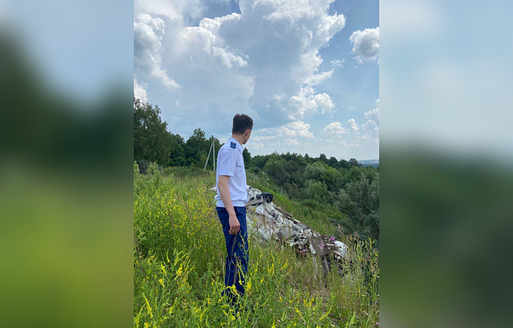 Прокуратура инициировала проверку по факту образования незаконной свалки в Алексинском районе