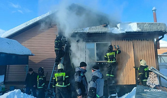 Тульские огнеборцы спасли троих детей на пожарах за сутки