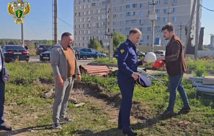 Прокурор Тульской области лично проверил ход строительства проблемного ЖК в поселке Иншинский