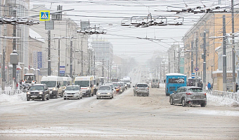 В Тульскую область в ближайшие часы придет сильный снегопад, который продлится больше суток