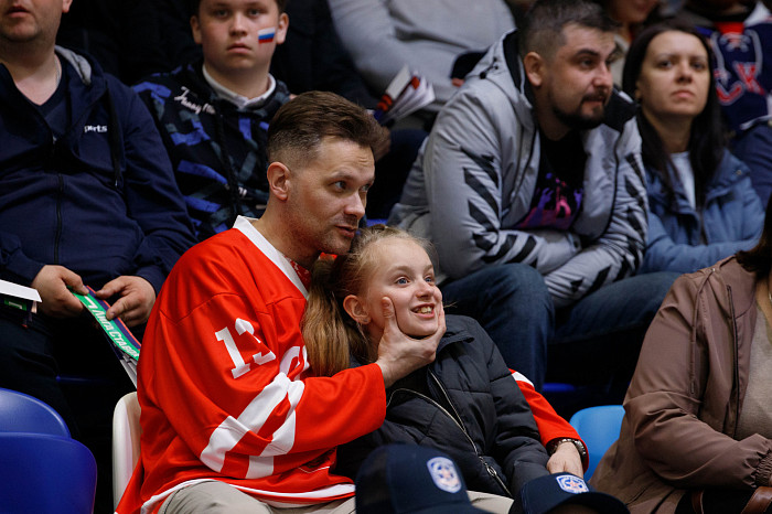 Фоторепортаж: как прошел матч между национальными сборными России и Беларуси