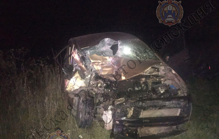 В Ясногорском районе водитель Kia врезался в «Камаз» и попал в больницу