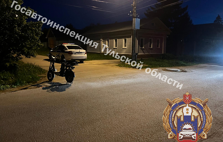 В Туле водитель электровелосипеда пострадал в аварии