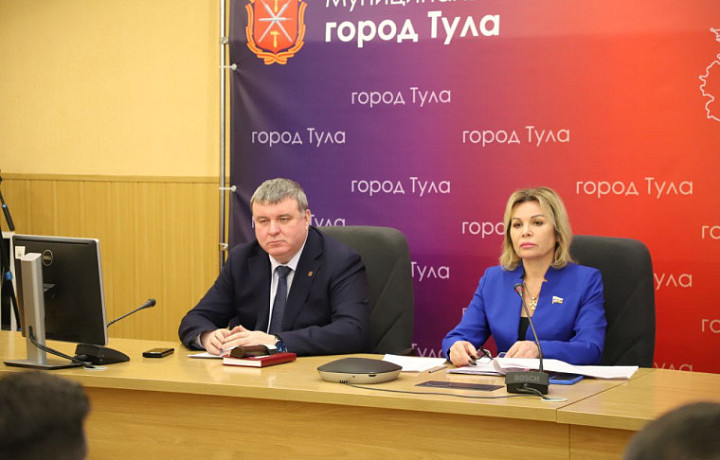 Глава администрации Тулы Беспалов принял участие в заседании Совета городской Думы