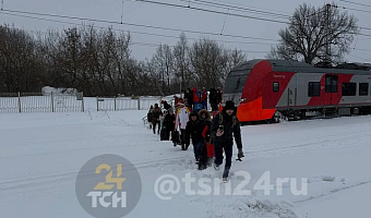 В Тульской области на железной дороге пять рейсов были задержаны 19 февраля из-за снегопада