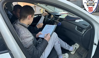 На лихача у ТРЦ «Макси» в Туле составили четыре протокола за нарушения ПДД