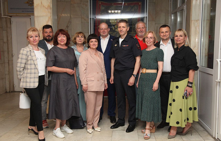 Новый начальник тульского УМВД Даценко встретился с руководителями областных СМИ