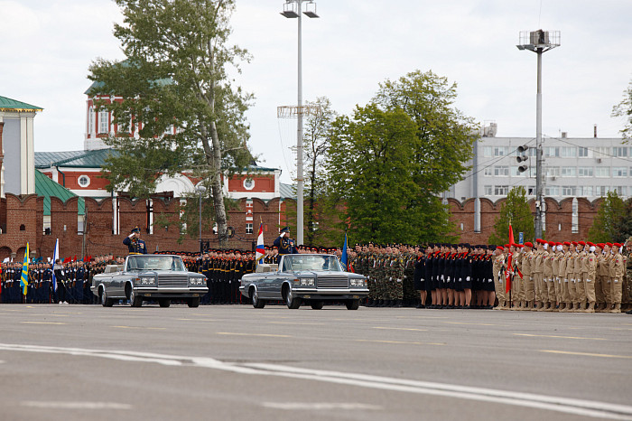В Туле состоялся военный парад в честь Победы в Великой Отечественной войне
