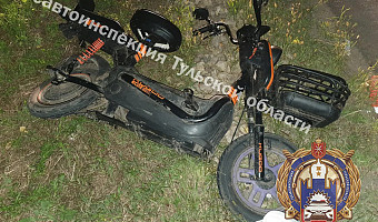Двое несовершеннолетних на СИМ пострадали в ДТП на трассе под Тулой