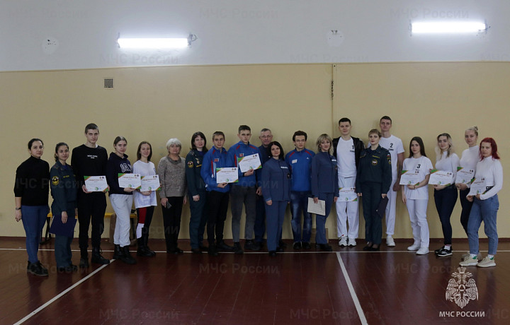 В региональном МЧС прошли соревнования среди студентов Тульской области