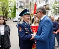 Тульские кадеты и студенты поздравили ветерана Великой Отечественной войны с наступающим Днем Победы