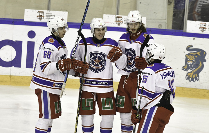 Тульские хоккеисты из «Академии Михайлова» разгромили «Капитан»