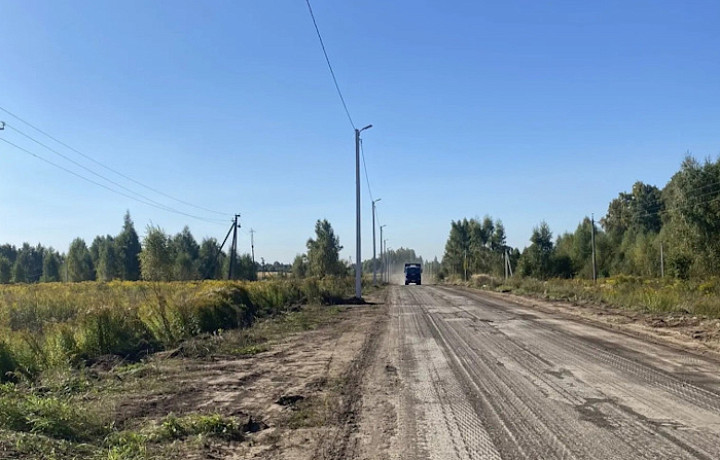 На Синетулицком шоссе в Туле появились 98 новых фонарей