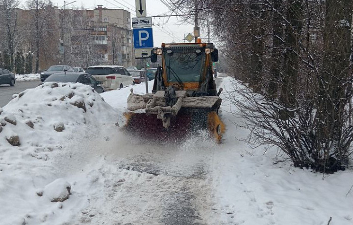 За сутки из Тулы вывезли порядка 2 000 кубометров снега
