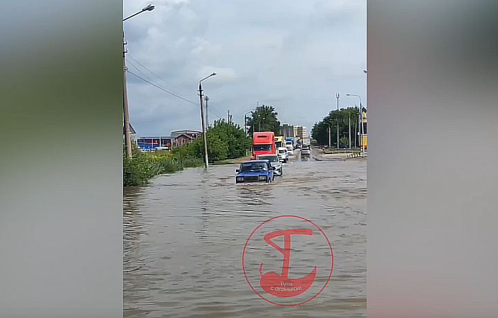 Тулу затопило из-за дождя днем 22 июля