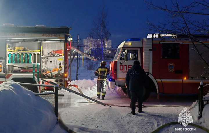 За сутки спасатели потушили пять пожаров в Тульской области