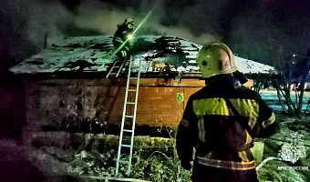 При пожаре в Алексине погиб 57-летний мужчина