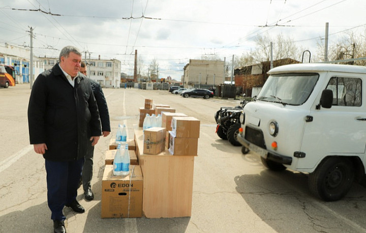 Илья Беспалов принял участие в передаче помощи бойцам СВО