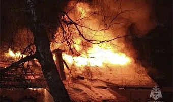 Частный дом и заброшка сгорели в Тульской области 4 марта