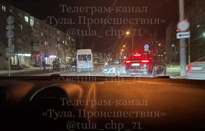 Массовое ДТП произошло на улице Кауля в Туле