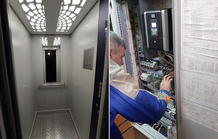 В многоэтажке на улице Бондаренко в Туле капитально отремонтировали лифты