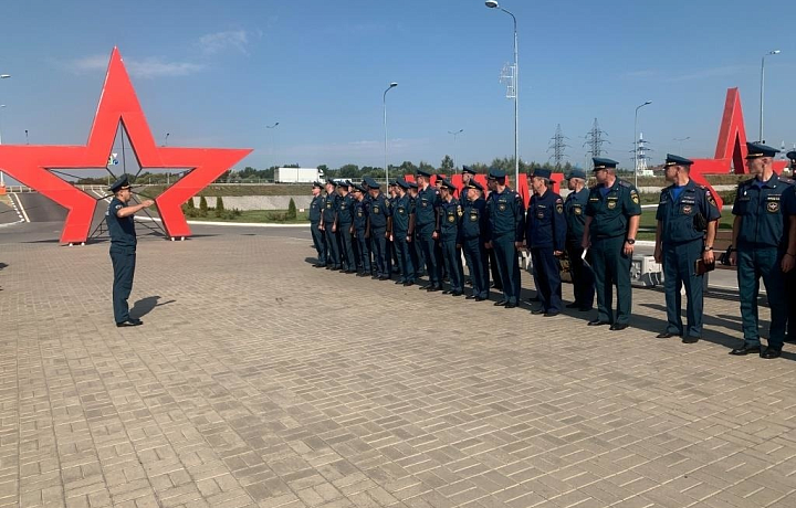 В парке «Патриот-Тула» состоялось занятие Школы оперативного мастерства пожарных