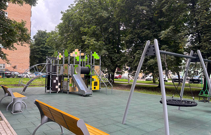 В 2025 году в Тульской области установят 46 детских площадок