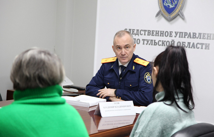 В Узловой личный прием граждан проведет начальник регионального СУ СК